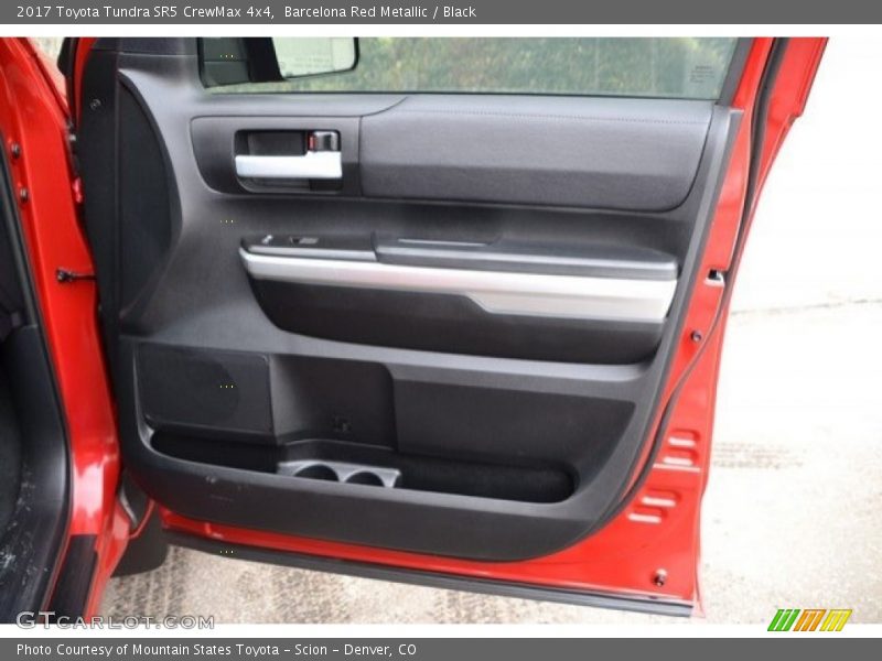 Barcelona Red Metallic / Black 2017 Toyota Tundra SR5 CrewMax 4x4