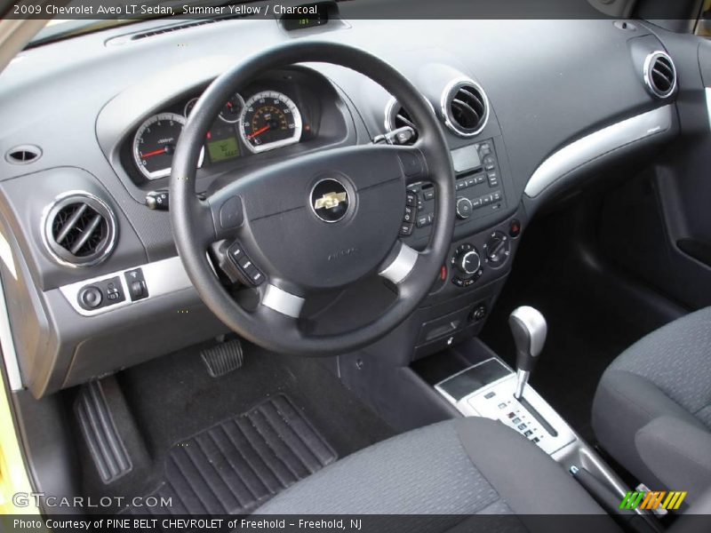 Summer Yellow / Charcoal 2009 Chevrolet Aveo LT Sedan