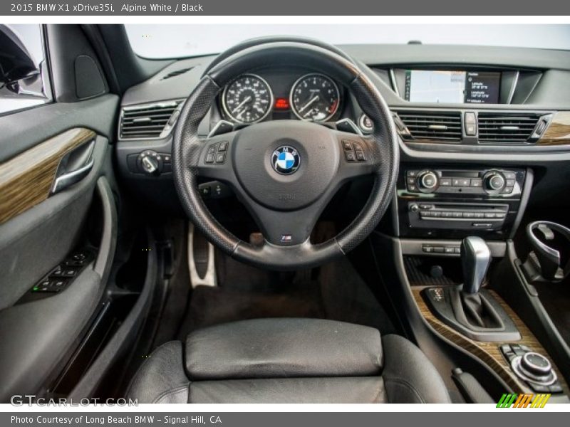 Alpine White / Black 2015 BMW X1 xDrive35i