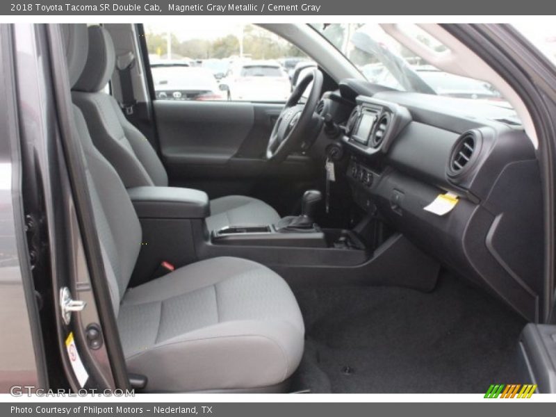 Magnetic Gray Metallic / Cement Gray 2018 Toyota Tacoma SR Double Cab
