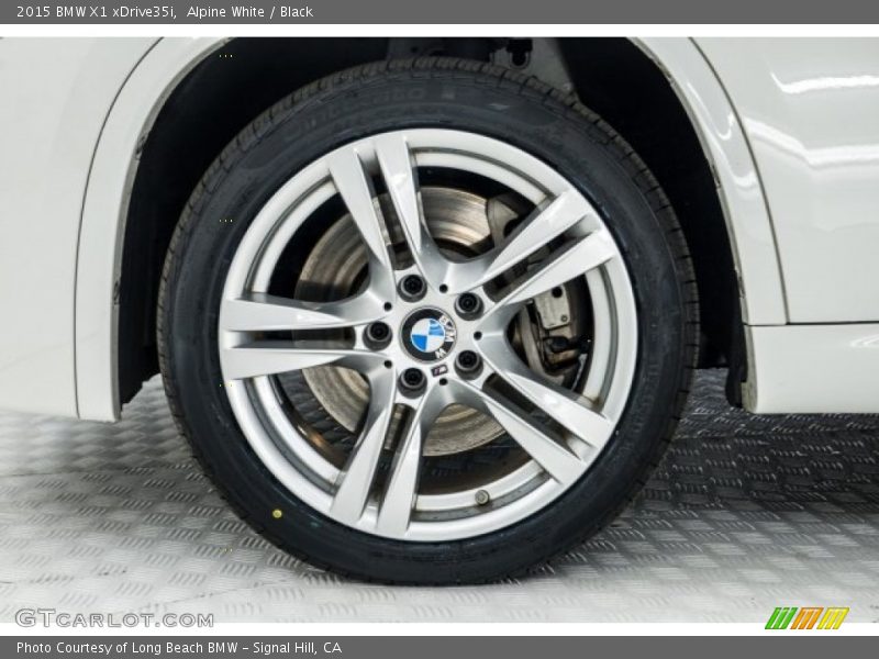 Alpine White / Black 2015 BMW X1 xDrive35i