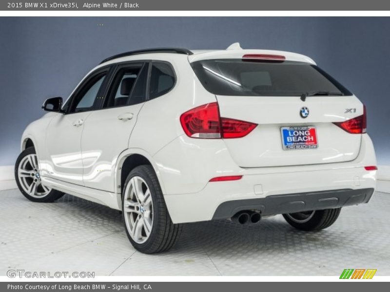 Alpine White / Black 2015 BMW X1 xDrive35i