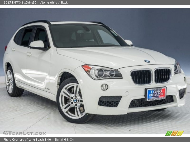 Alpine White / Black 2015 BMW X1 xDrive35i