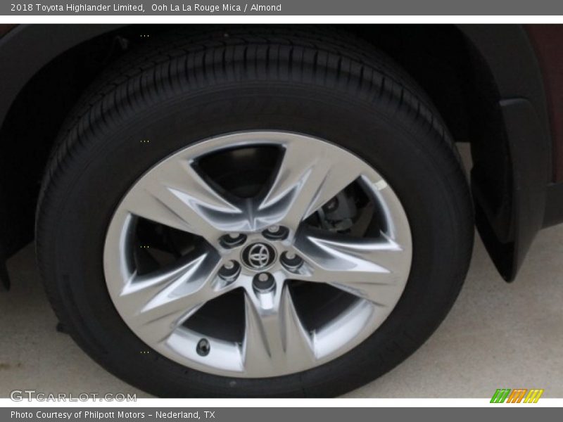 Ooh La La Rouge Mica / Almond 2018 Toyota Highlander Limited