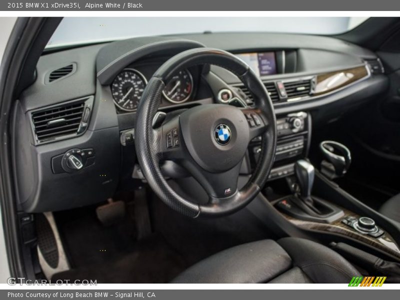 Alpine White / Black 2015 BMW X1 xDrive35i