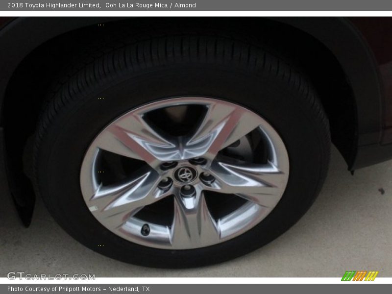 Ooh La La Rouge Mica / Almond 2018 Toyota Highlander Limited