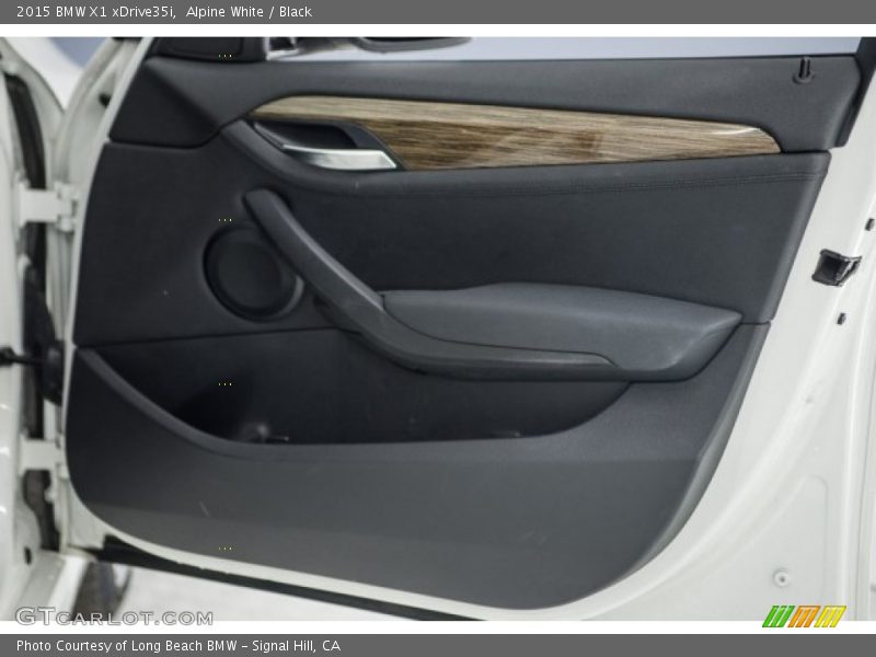 Alpine White / Black 2015 BMW X1 xDrive35i