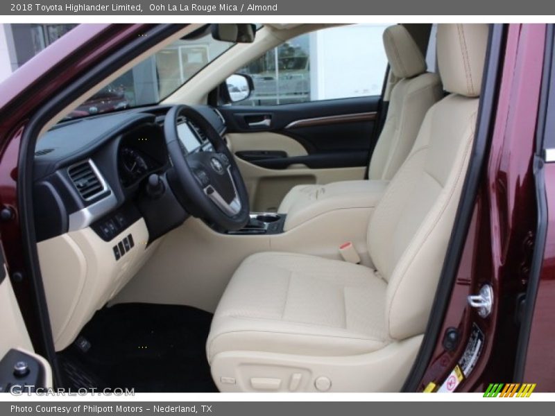 Ooh La La Rouge Mica / Almond 2018 Toyota Highlander Limited
