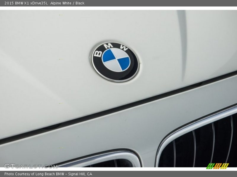 Alpine White / Black 2015 BMW X1 xDrive35i