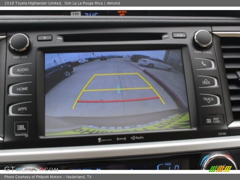 Ooh La La Rouge Mica / Almond 2018 Toyota Highlander Limited