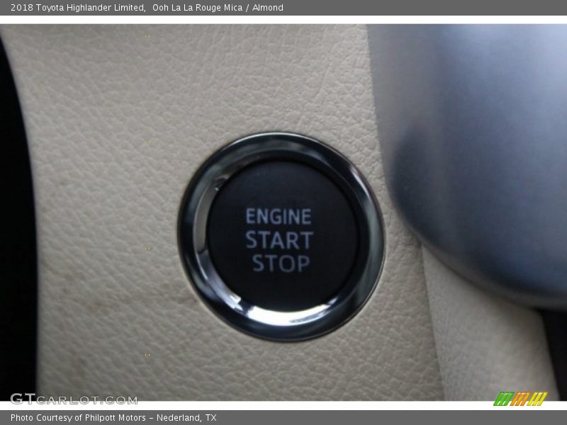 Ooh La La Rouge Mica / Almond 2018 Toyota Highlander Limited