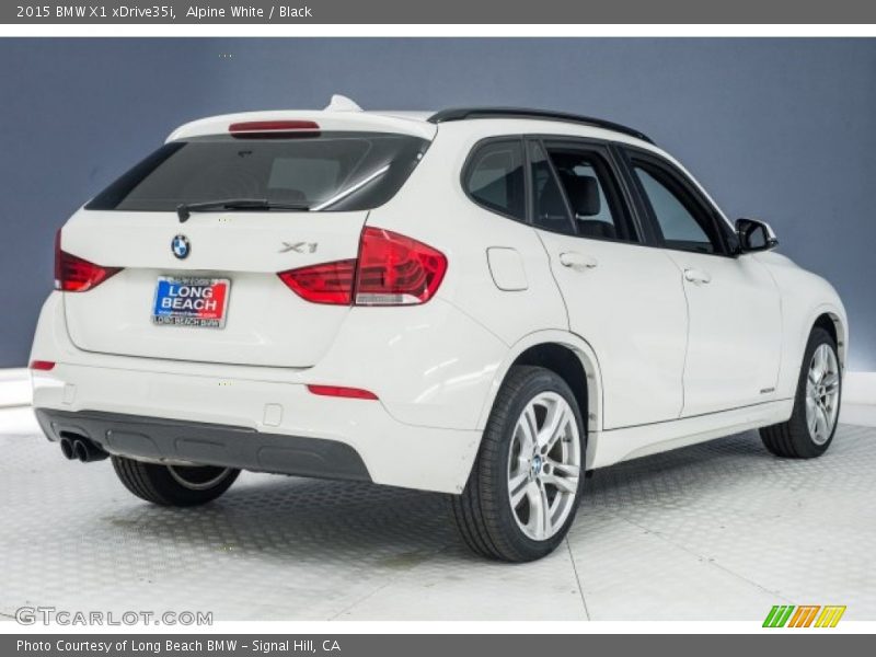 Alpine White / Black 2015 BMW X1 xDrive35i