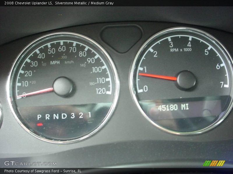 Silverstone Metallic / Medium Gray 2008 Chevrolet Uplander LS