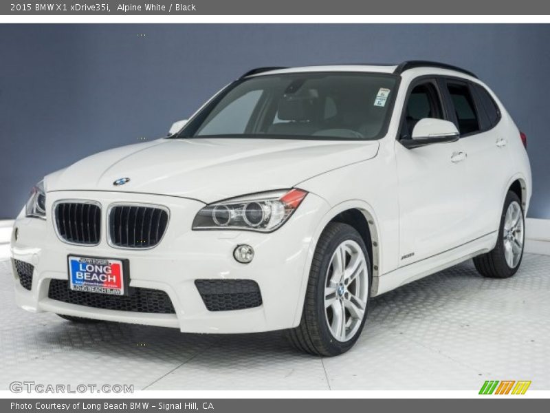 Alpine White / Black 2015 BMW X1 xDrive35i