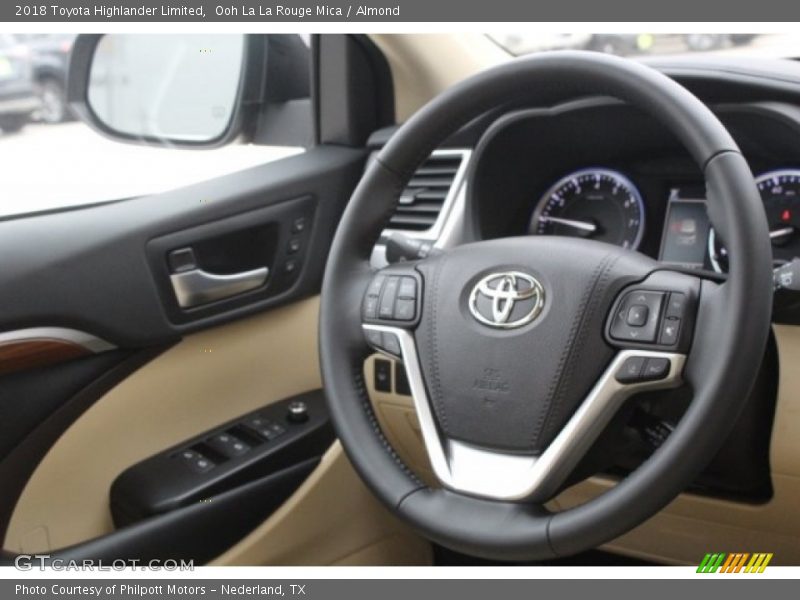 Ooh La La Rouge Mica / Almond 2018 Toyota Highlander Limited