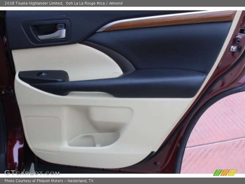 Ooh La La Rouge Mica / Almond 2018 Toyota Highlander Limited