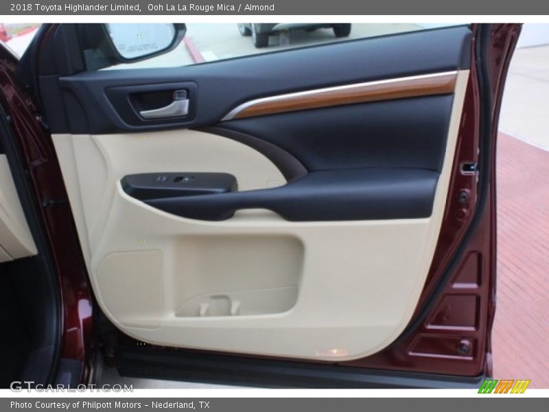 Ooh La La Rouge Mica / Almond 2018 Toyota Highlander Limited