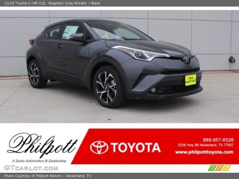 Magnetic Gray Metallic / Black 2018 Toyota C-HR XLE