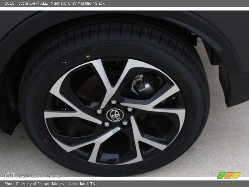 Magnetic Gray Metallic / Black 2018 Toyota C-HR XLE