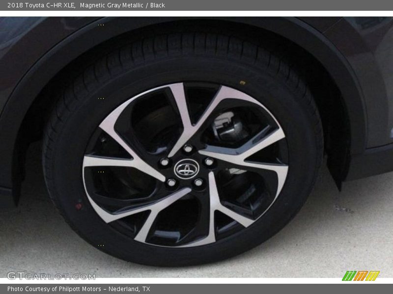 Magnetic Gray Metallic / Black 2018 Toyota C-HR XLE