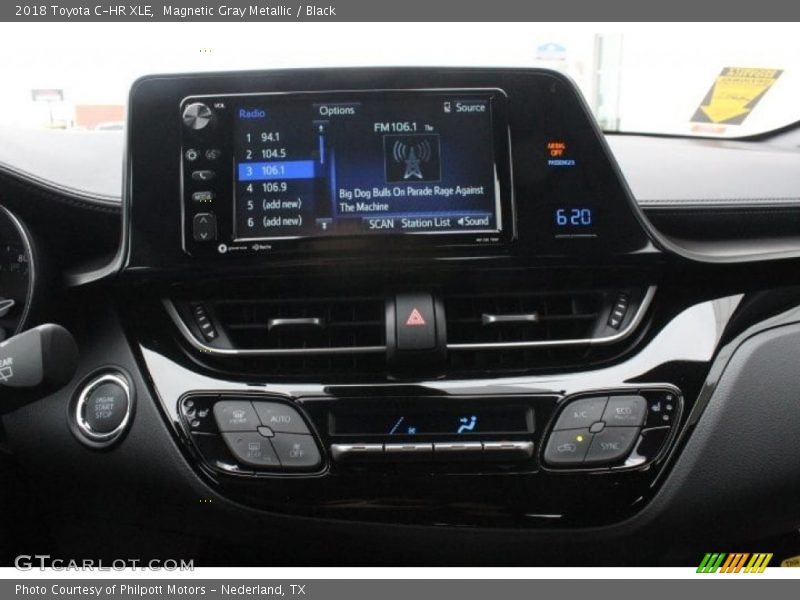 Magnetic Gray Metallic / Black 2018 Toyota C-HR XLE