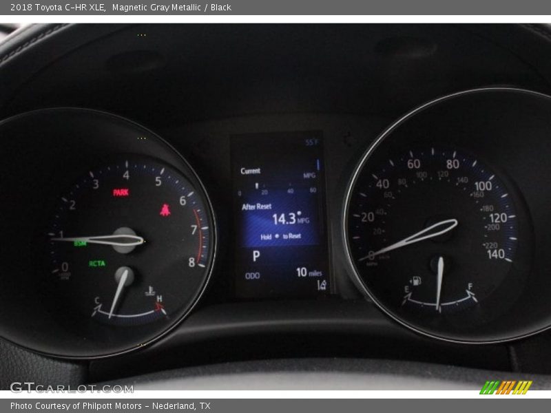 Magnetic Gray Metallic / Black 2018 Toyota C-HR XLE