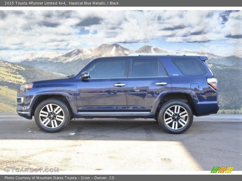 Nautical Blue Metallic / Black 2015 Toyota 4Runner Limited 4x4