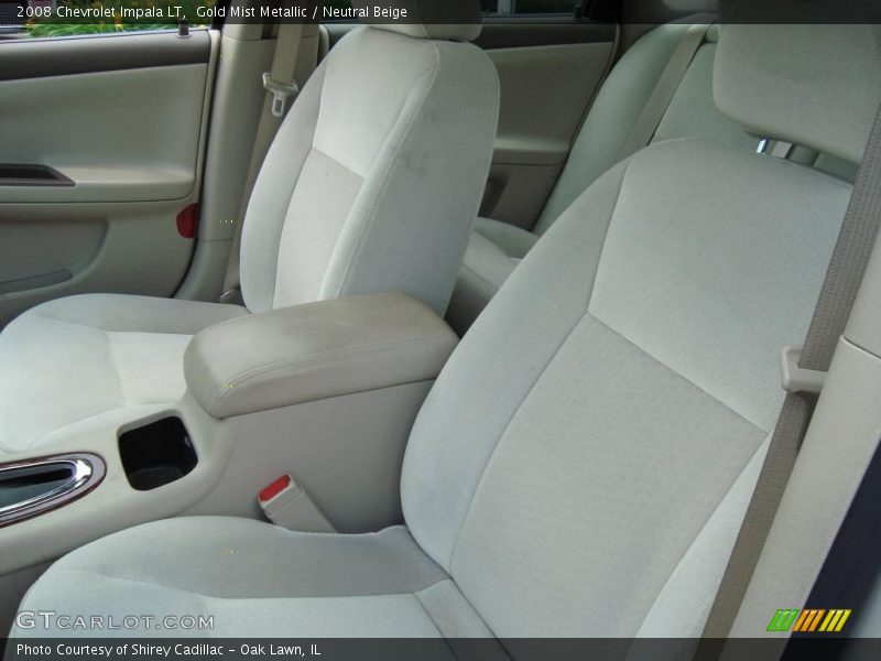 Gold Mist Metallic / Neutral Beige 2008 Chevrolet Impala LT