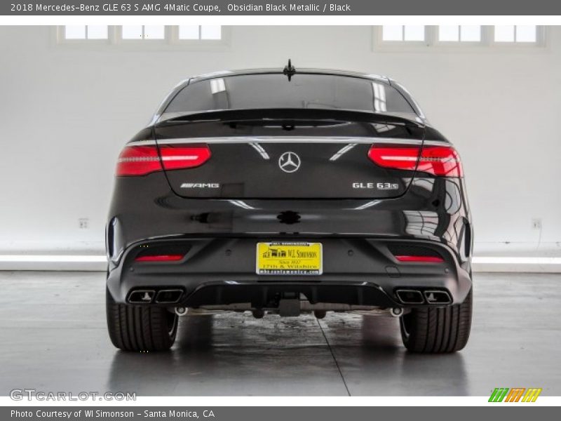 Obsidian Black Metallic / Black 2018 Mercedes-Benz GLE 63 S AMG 4Matic Coupe