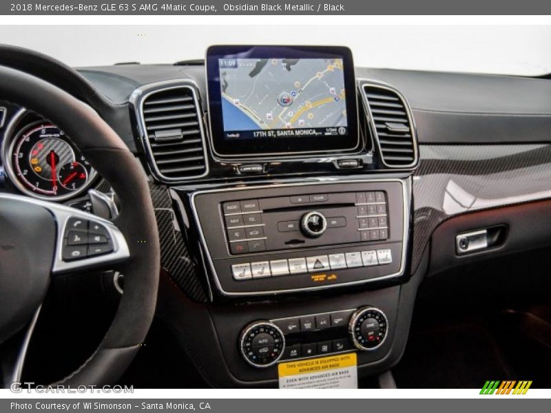 Controls of 2018 GLE 63 S AMG 4Matic Coupe