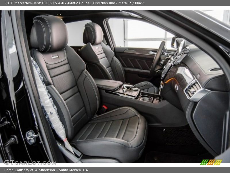 Front Seat of 2018 GLE 63 S AMG 4Matic Coupe