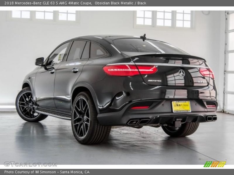 Obsidian Black Metallic / Black 2018 Mercedes-Benz GLE 63 S AMG 4Matic Coupe