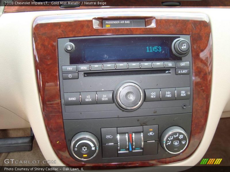 Gold Mist Metallic / Neutral Beige 2008 Chevrolet Impala LT