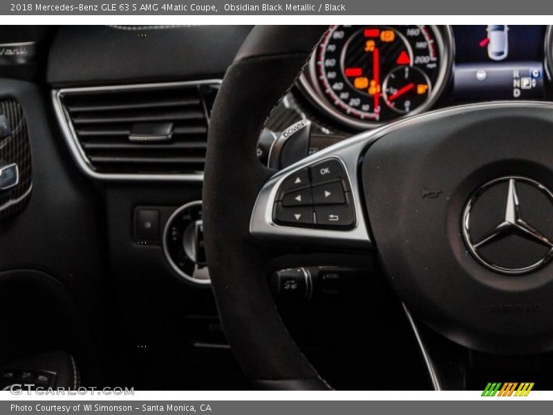 Controls of 2018 GLE 63 S AMG 4Matic Coupe