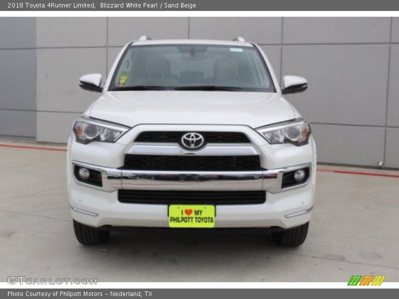Blizzard White Pearl / Sand Beige 2018 Toyota 4Runner Limited