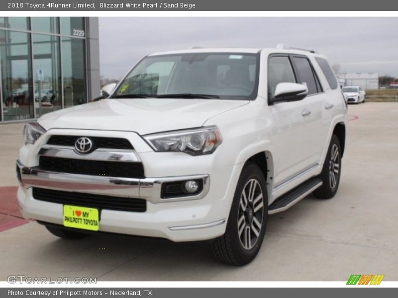 Blizzard White Pearl / Sand Beige 2018 Toyota 4Runner Limited