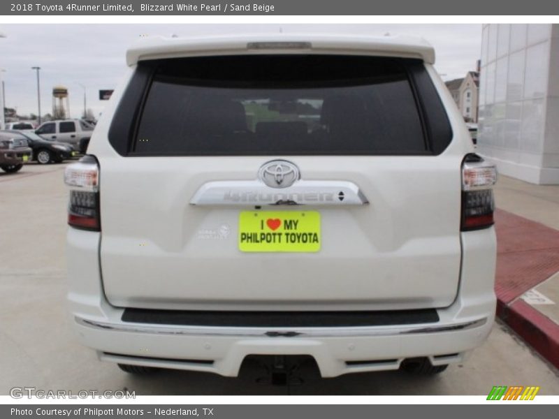 Blizzard White Pearl / Sand Beige 2018 Toyota 4Runner Limited