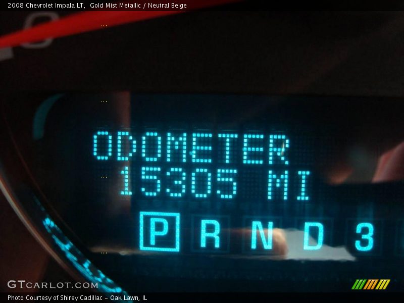 Gold Mist Metallic / Neutral Beige 2008 Chevrolet Impala LT