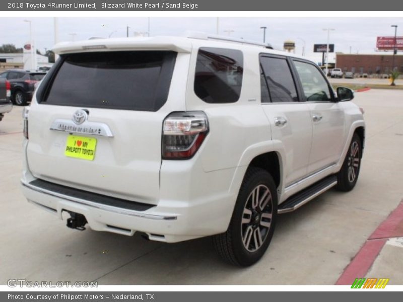 Blizzard White Pearl / Sand Beige 2018 Toyota 4Runner Limited