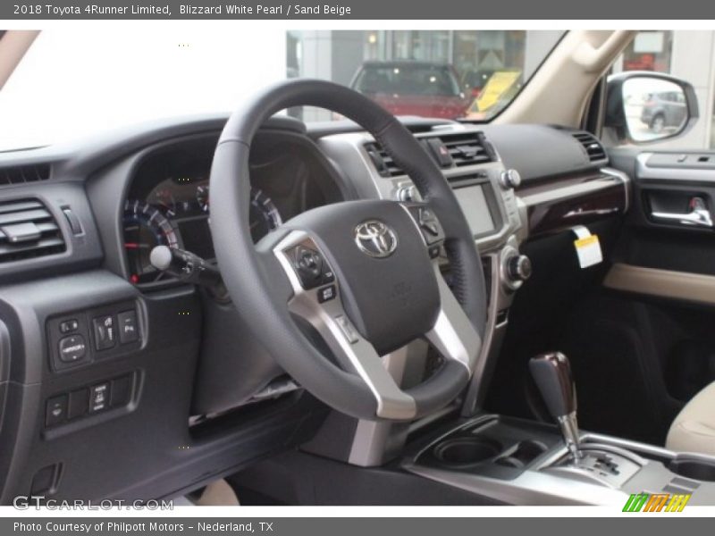 Blizzard White Pearl / Sand Beige 2018 Toyota 4Runner Limited