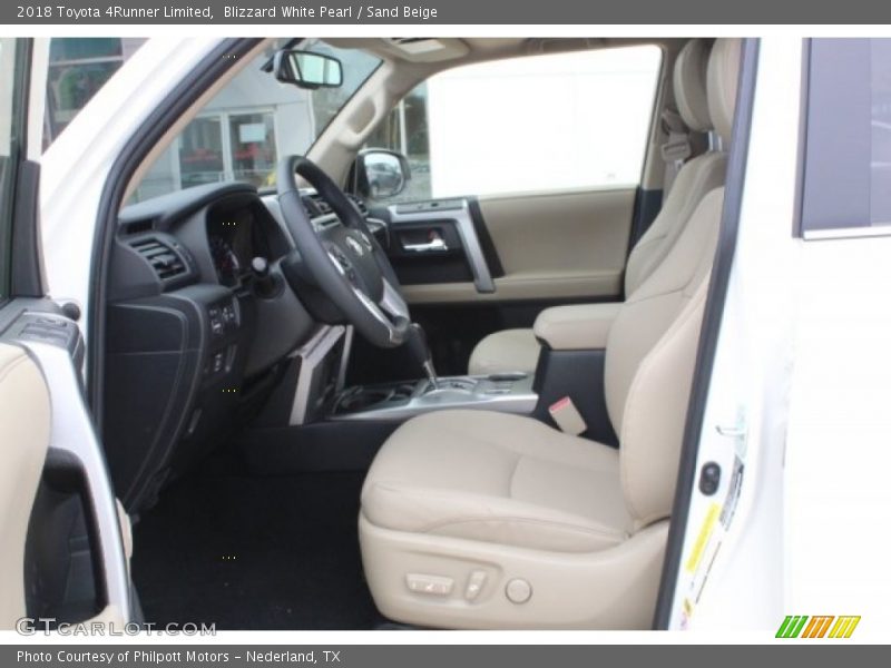 Blizzard White Pearl / Sand Beige 2018 Toyota 4Runner Limited