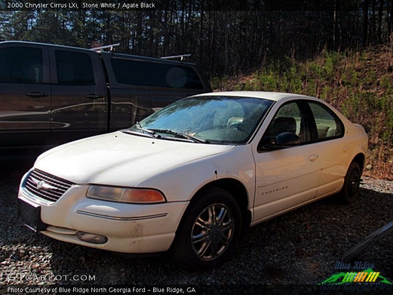 Stone White / Agate Black 2000 Chrysler Cirrus LXi