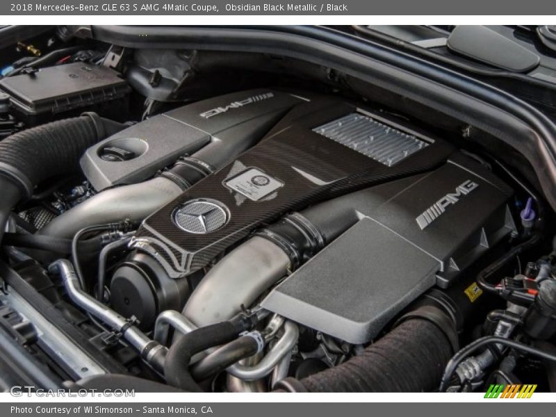  2018 GLE 63 S AMG 4Matic Coupe Engine - 5.5 Liter AMG DI biturbo DOHC 32-Valve VVT V8
