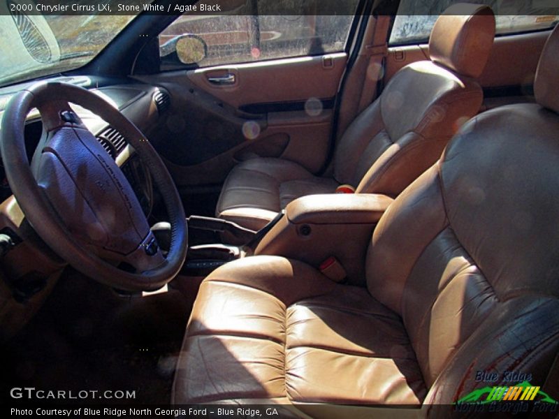Stone White / Agate Black 2000 Chrysler Cirrus LXi
