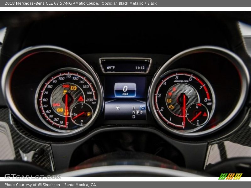  2018 GLE 63 S AMG 4Matic Coupe 63 S AMG 4Matic Coupe Gauges