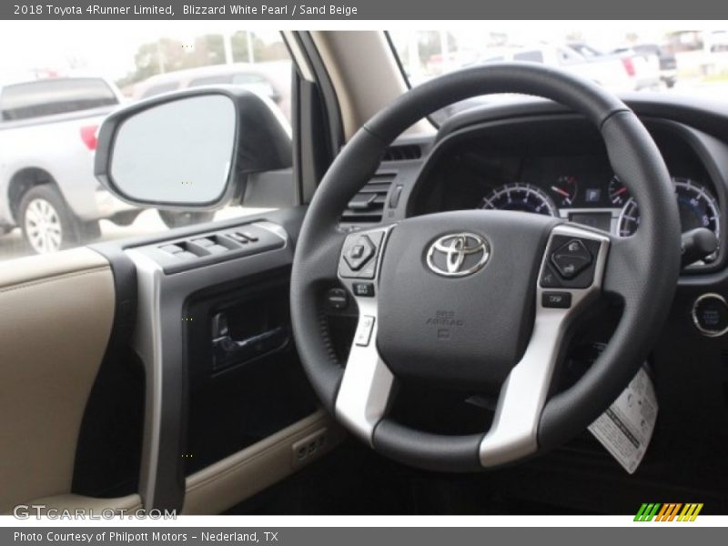 Blizzard White Pearl / Sand Beige 2018 Toyota 4Runner Limited