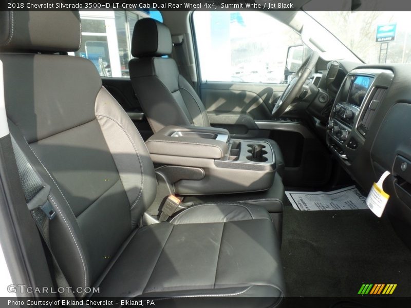 Summit White / Jet Black 2018 Chevrolet Silverado 3500HD LT Crew Cab Dual Rear Wheel 4x4