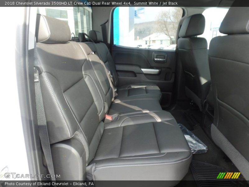 Summit White / Jet Black 2018 Chevrolet Silverado 3500HD LT Crew Cab Dual Rear Wheel 4x4