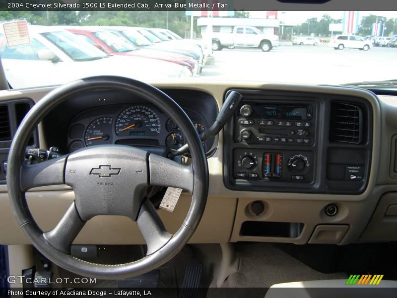 Arrival Blue Metallic / Tan 2004 Chevrolet Silverado 1500 LS Extended Cab