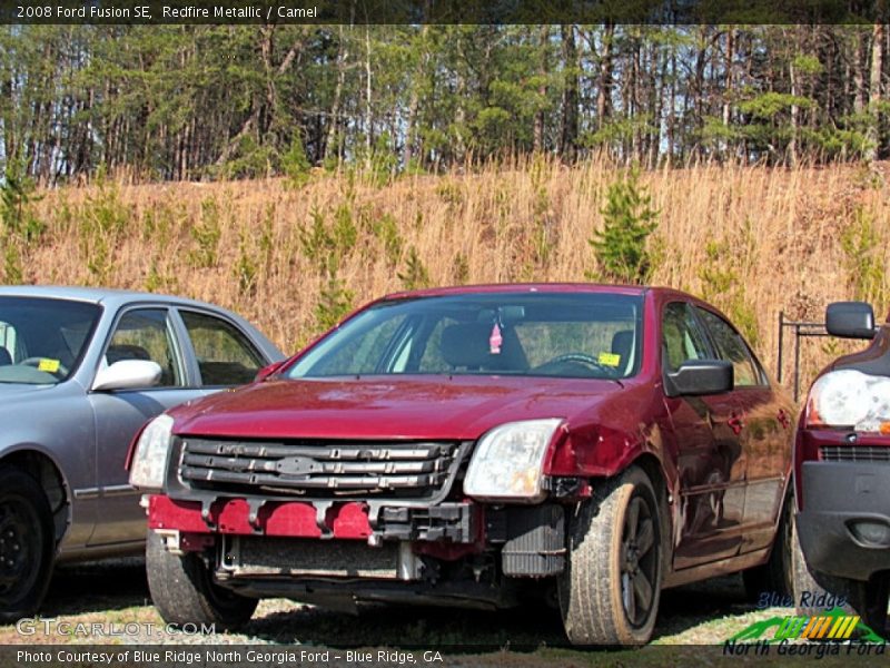 Redfire Metallic / Camel 2008 Ford Fusion SE